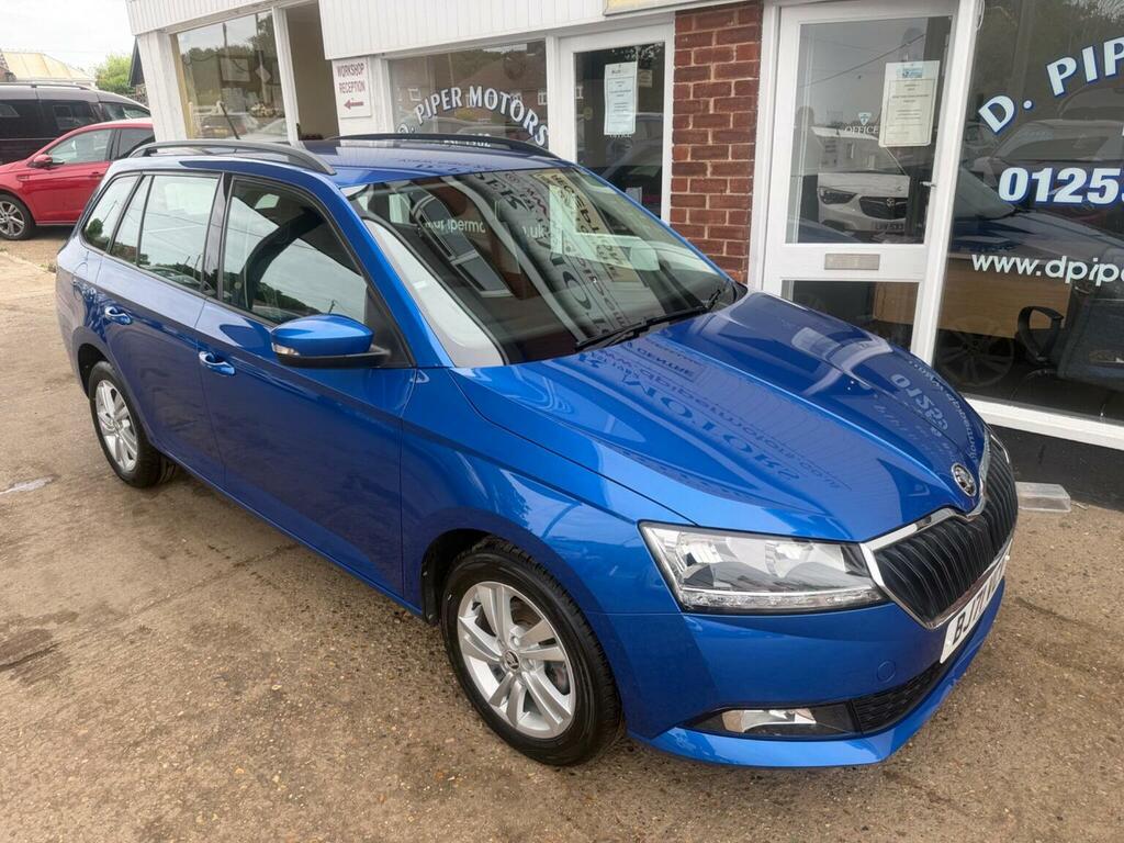 Skoda Fabia Estate 1.0 Tsi Se Euro 6 Ss 202171 Blue
