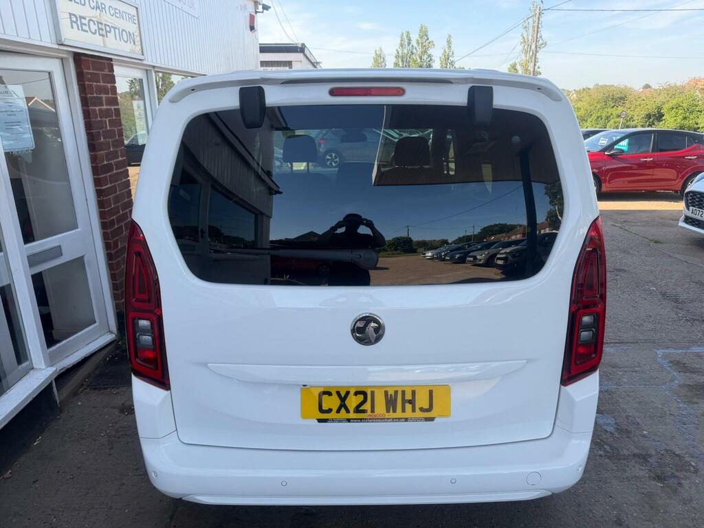 Vauxhall Combo Life Mpv 1.5 Turbo D Se Euro 6 Ss 7 Seat 2021 CX21WHJ White #4