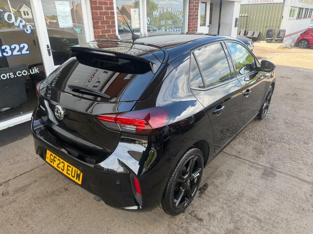Vauxhall Corsa Hatchback 1.2 Gs Euro 6 202323 GF23EUW Black #3