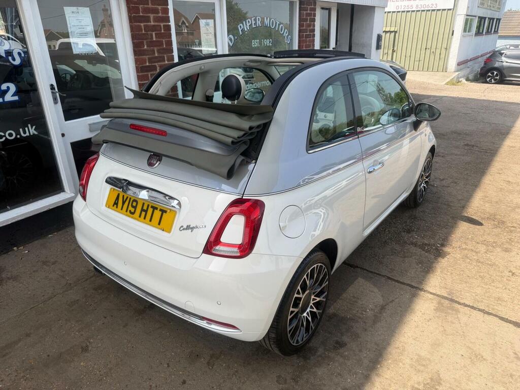 Fiat 500C Convertible 1.2 Collezione Euro 6 Ss 2019 AY19HTT White #3