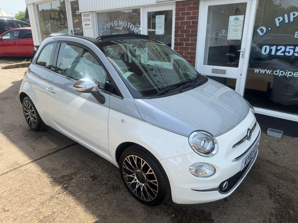 Fiat 500C Convertible 1.2 Collezione Euro 6 Ss 2019 White