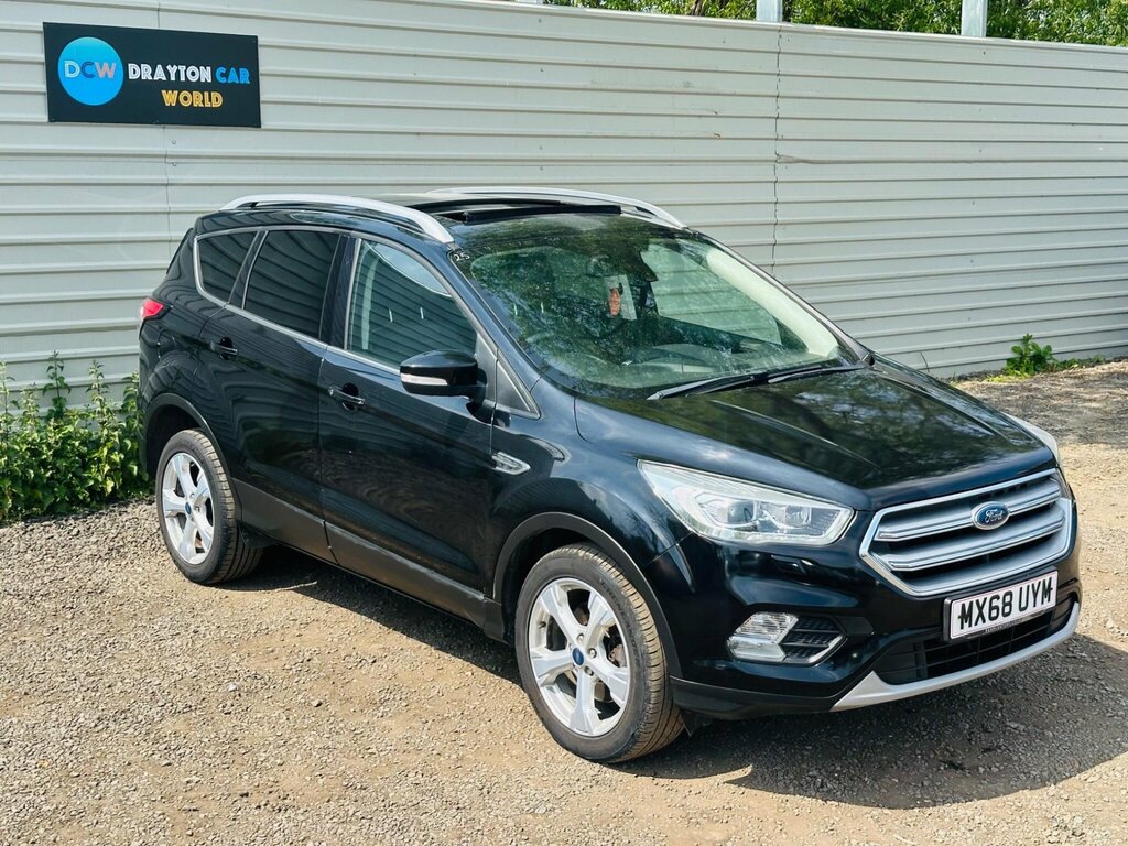 Ford Kuga 1.5 Tdci Titanium X 2Wd Euro 6 Ss MX68UYM Black #4