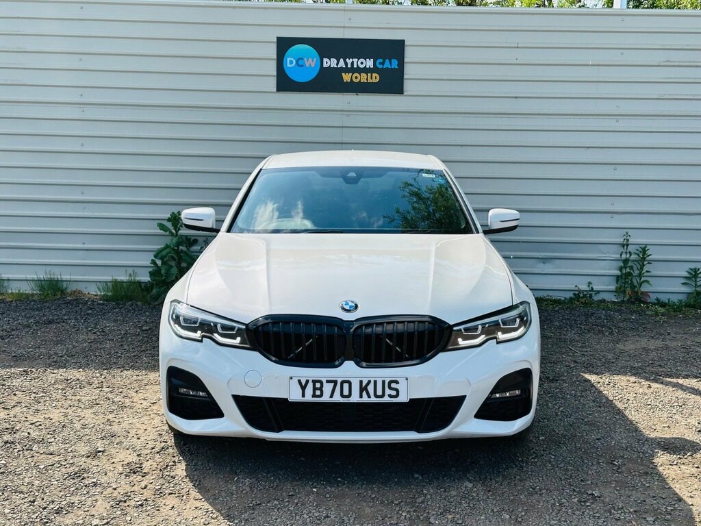 BMW 3 Series 2.0 318D Mht M Sport Euro 6 Ss YB70KUS White #2
