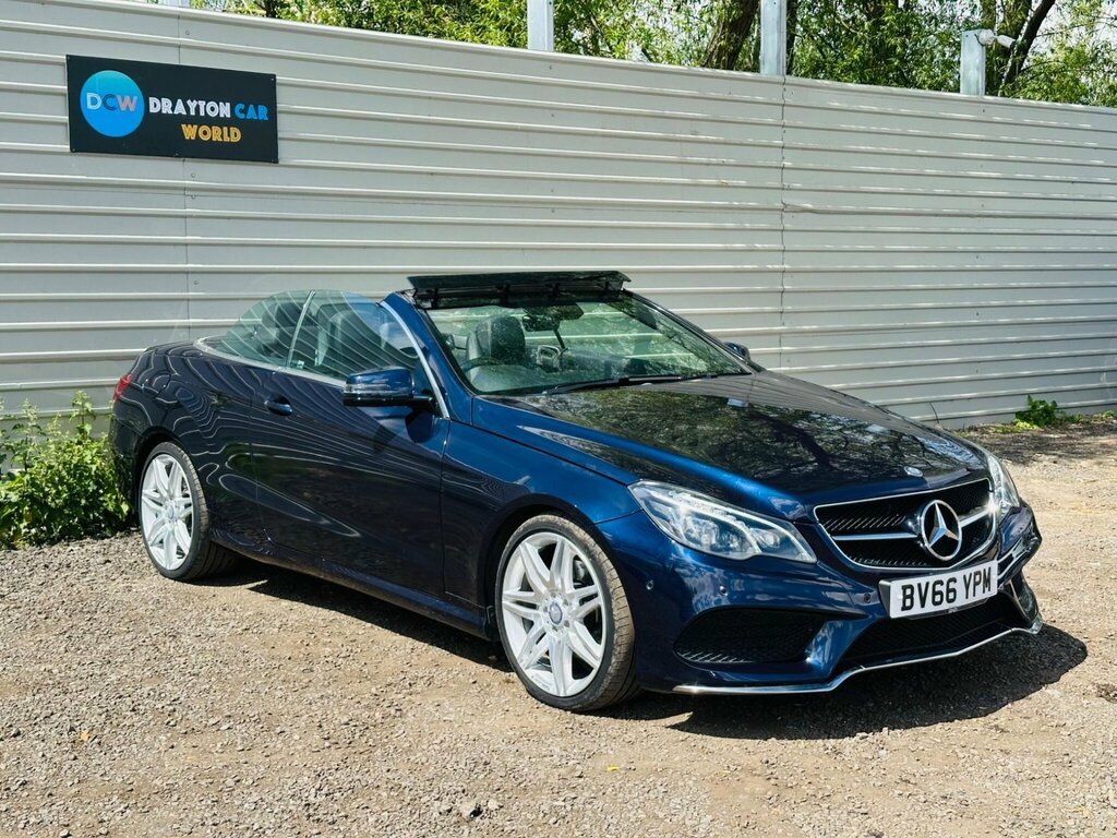 Mercedes-Benz E Class 3.0 E350d V6 Amg Line Edition Cabriolet G-tronic Blue #3