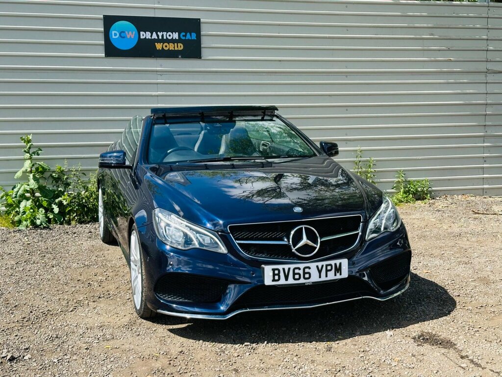Mercedes-Benz E Class 3.0 E350d V6 Amg Line Edition Cabriolet G-tronic Blue