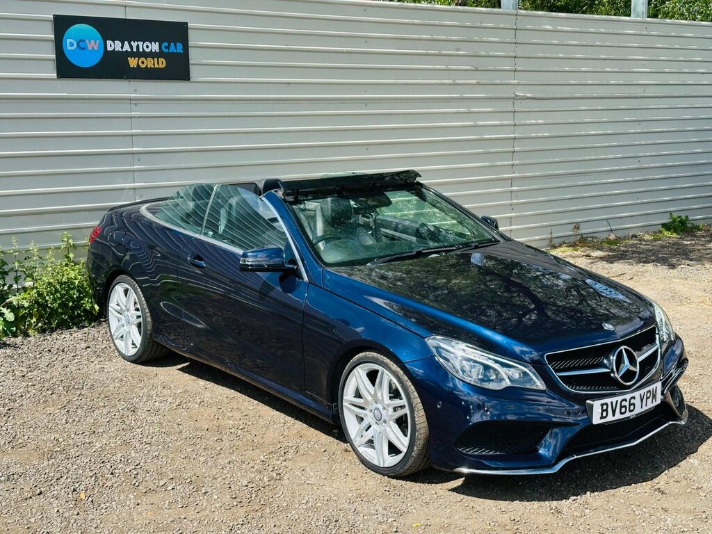 Mercedes-Benz E Class 3.0 E350d V6 Amg Line Edition Cabriolet G-tronic Blue #4