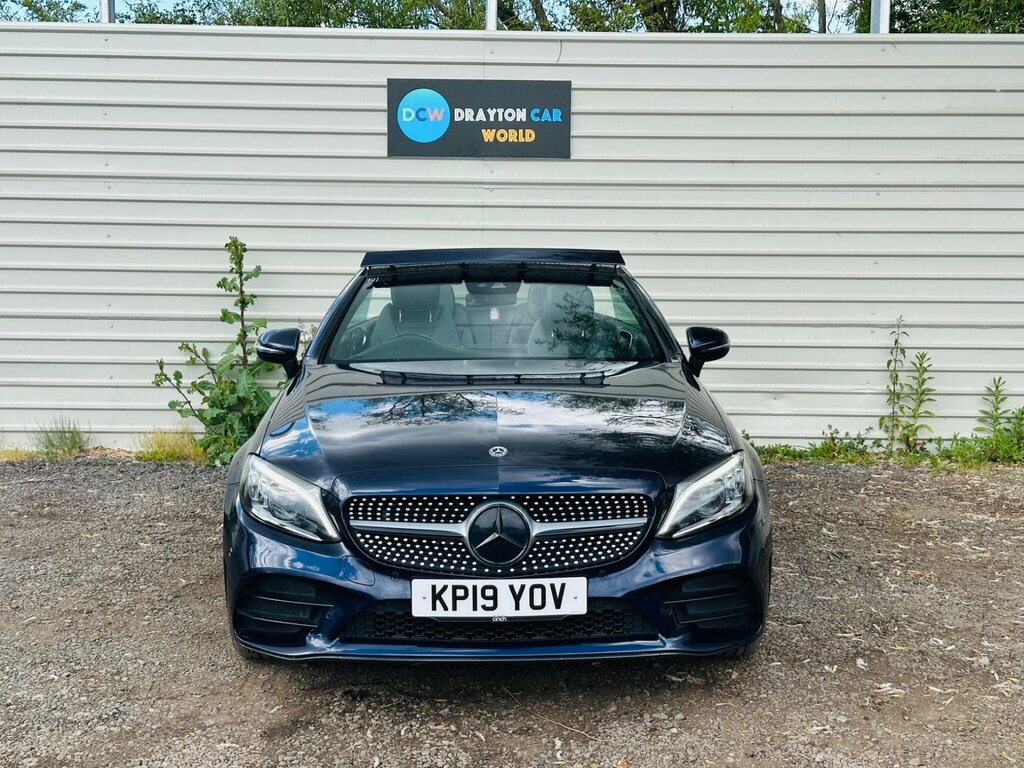Mercedes-Benz C Class 2.0 C300d Amg Line Premium Cabriolet KP19YOV Silver #2