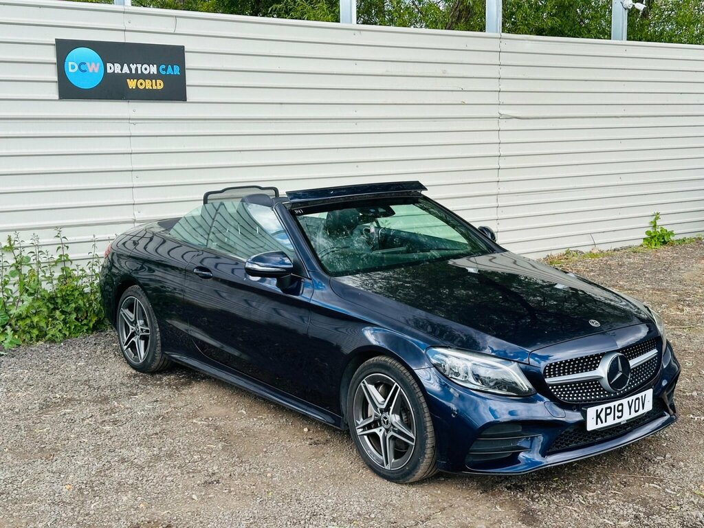 Mercedes-Benz C Class 2.0 C300d Amg Line Premium Cabriolet KP19YOV Silver #4