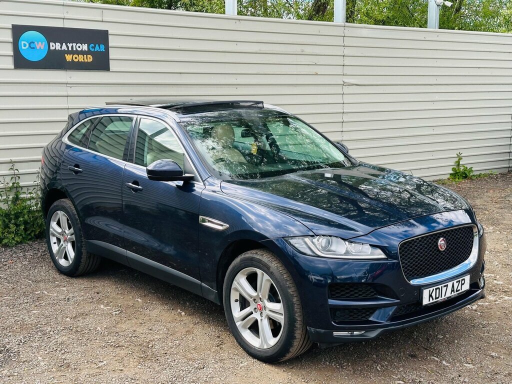 Jaguar F-Pace 2.0 P250i Portfolio Awd Euro 6 Ss KD17AZP Blue #4