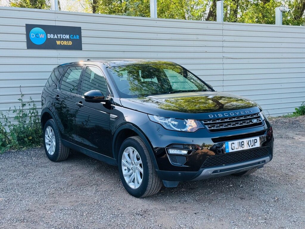 Land Rover Discovery Sport 2.0 Td4 Se Tech 4Wd Euro 6 Ss GJ18KUP Black #3