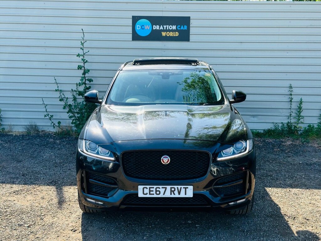 Jaguar F-Pace 2.0 D180 R-sport Awd Euro 6 Ss CE67RVT Black #5