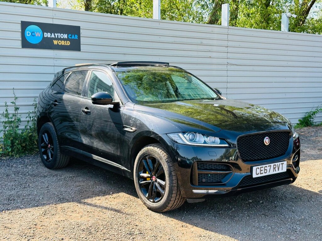 Jaguar F-Pace 2.0 D180 R-sport Awd Euro 6 Ss CE67RVT Black #3