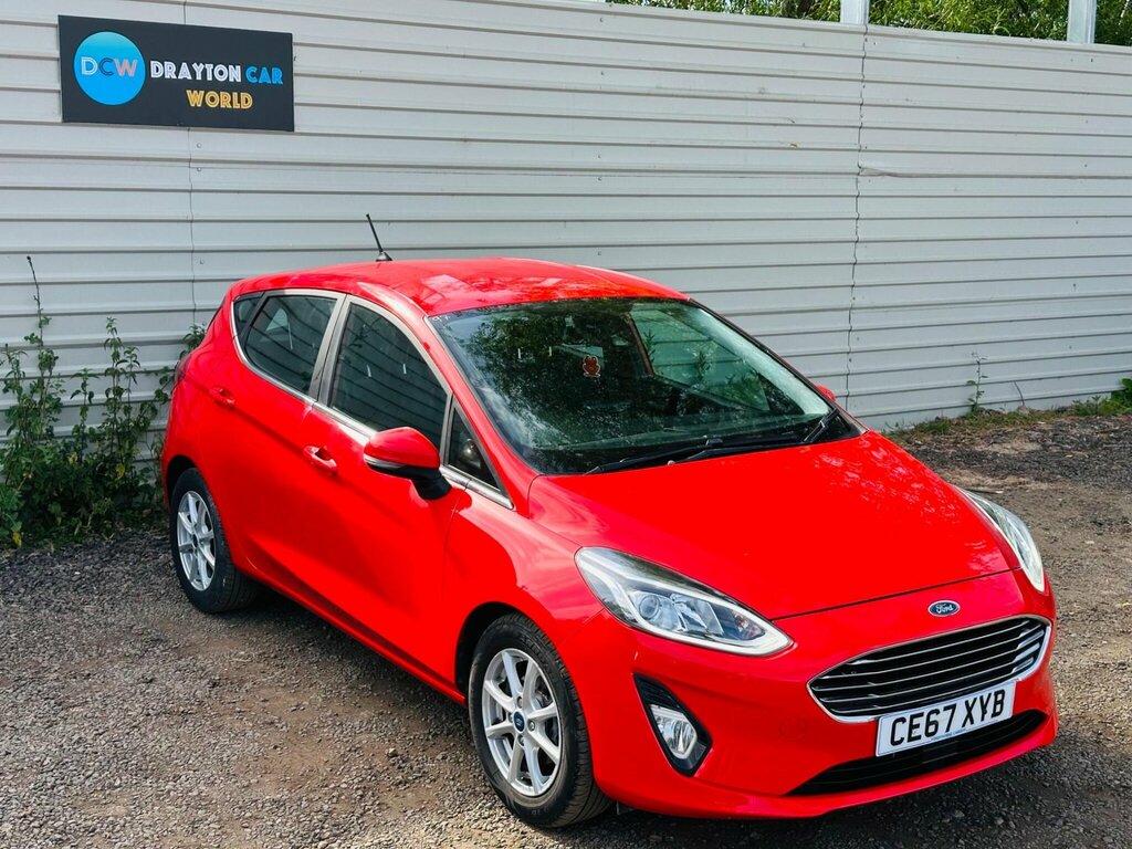 Ford Fiesta 1.0T Ecoboost Zetec Euro 6 Ss CE67XYB Red #4