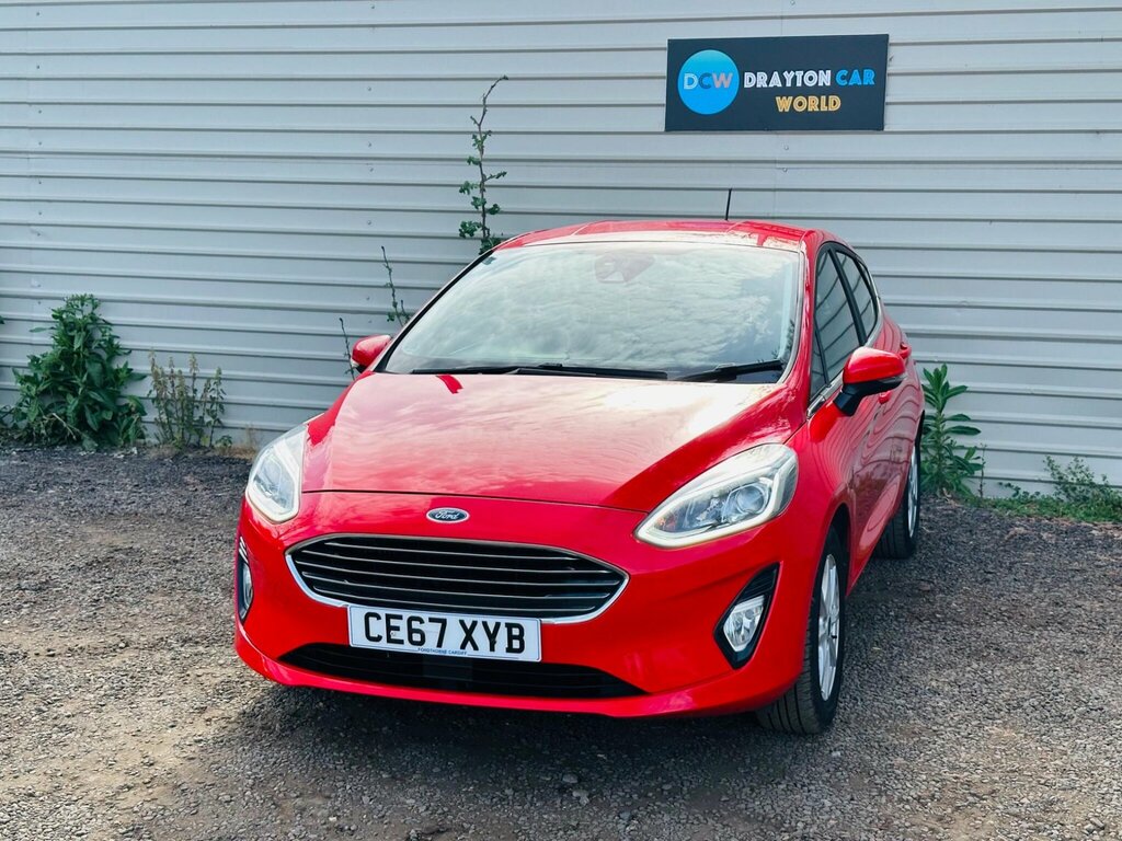 Ford Fiesta 1.0T Ecoboost Zetec Euro 6 Ss CE67XYB Red #6