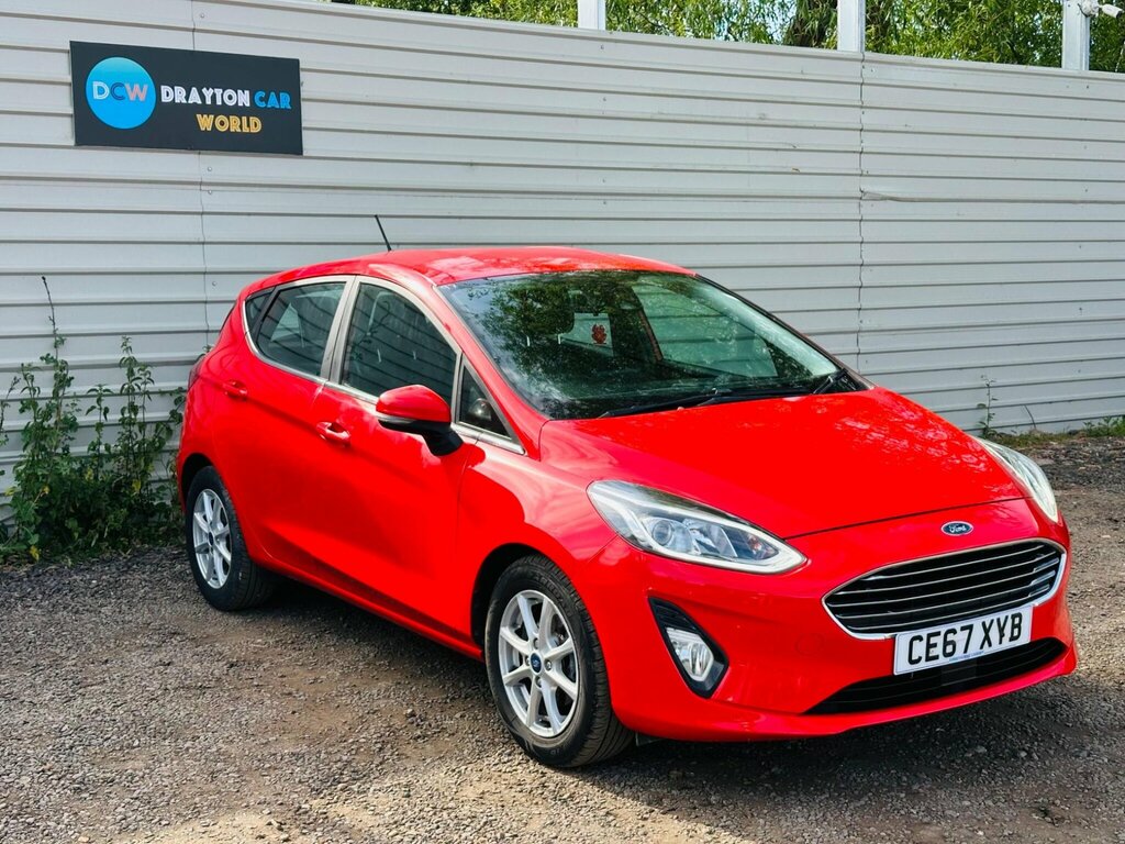 Ford Fiesta 1.0T Ecoboost Zetec Euro 6 Ss CE67XYB Red #3