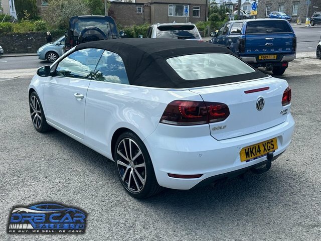 Volkswagen Golf 2.0 Tdi Bluemotion Tech Gt Cabriolet Ma WK14XGS White #4