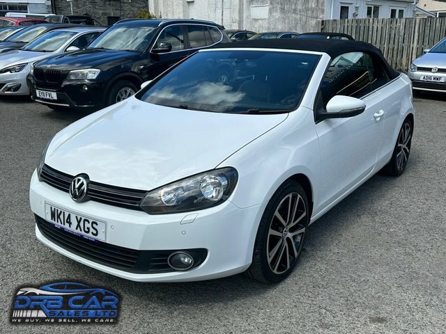 Volkswagen Golf 2.0 Tdi Bluemotion Tech Gt Cabriolet Ma WK14XGS White #3