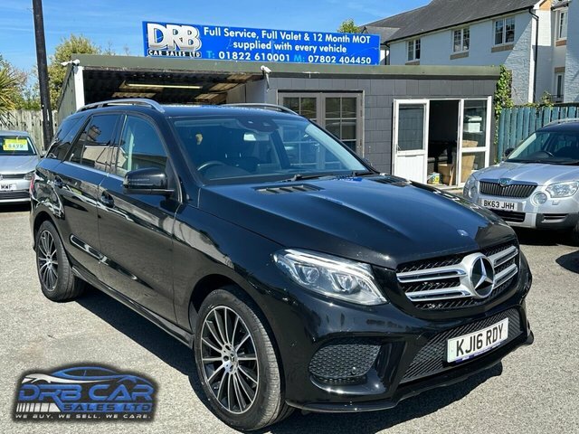 Mercedes-Benz GLE Class 3.0 Gle350d V6 Amg Line Suv G-tronic 4M Black