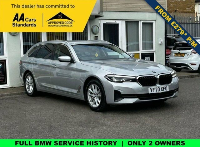 BMW 5 Series 2.0 520D Mht Se Touring Hybrid Steptron Silver