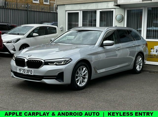 BMW 5 Series 2.0 520D Mht Se Touring Hybrid Steptron YF70XFO Silver #3