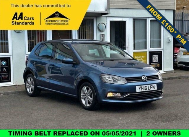 Volkswagen Polo 1.0 Bluemotion Tech Match Hatchback Man Blue