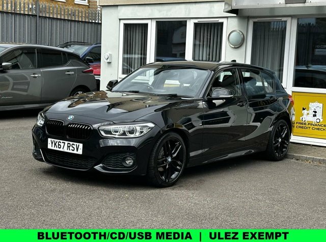 BMW 1 Series 1.5 116D M Sport Hatchback Euro 6 YK67RSV Black #3