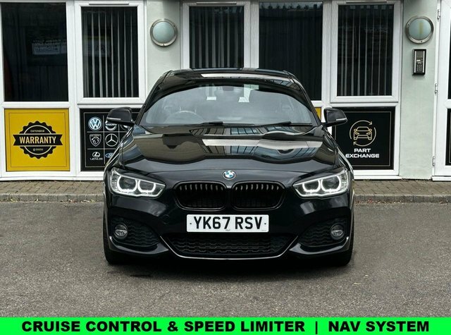 BMW 1 Series 1.5 116D M Sport Hatchback Euro 6 YK67RSV Black #2