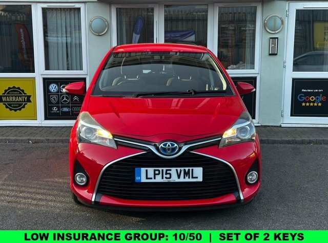 Toyota Yaris 1.5 Vvt-h Icon Hatchback Hybrid E-cvt E LP15VML Red #2