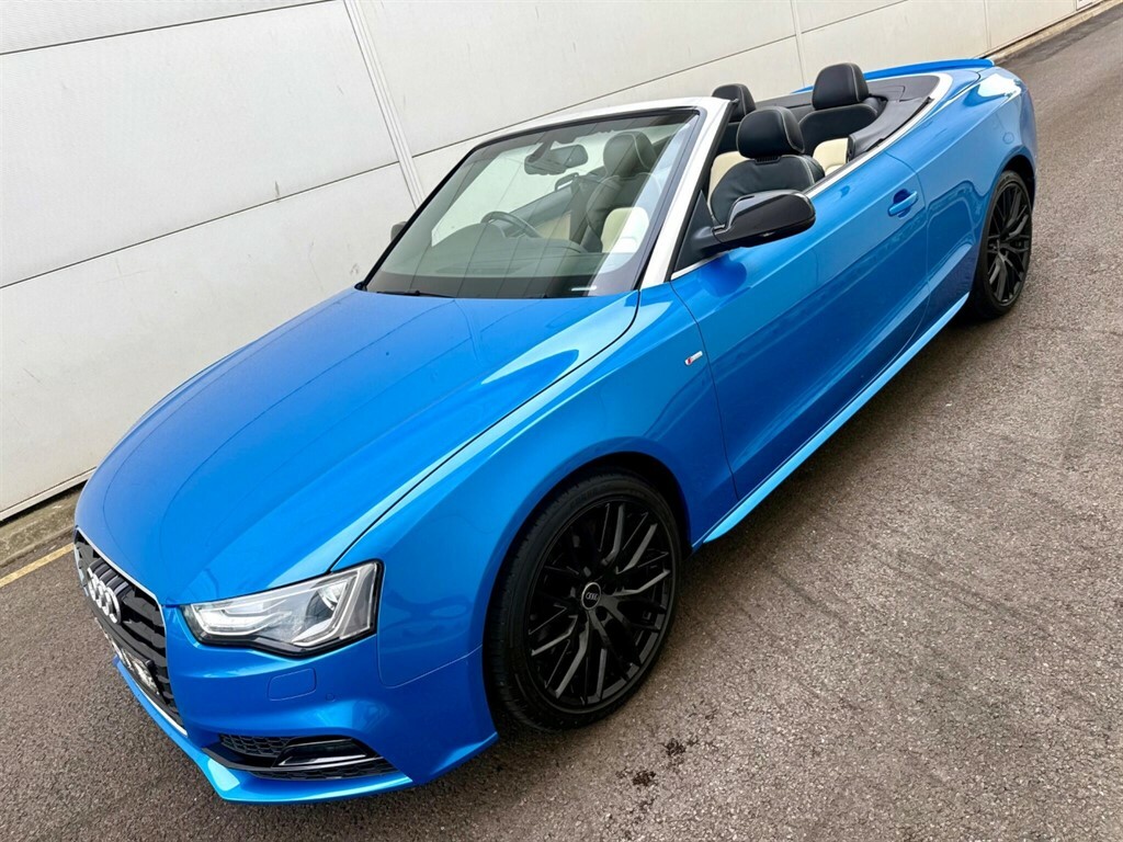 Audi A5 3.0 Tdi V6 S Line Special Edition Plus Convertible Black #6