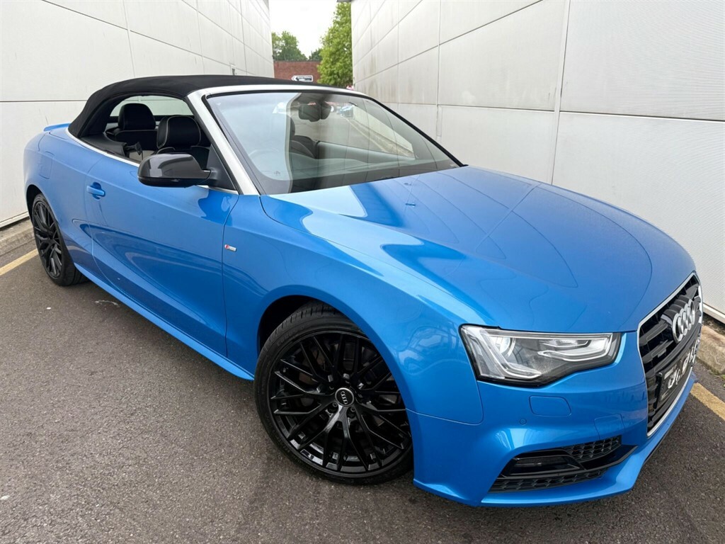 Audi A5 3.0 Tdi V6 S Line Special Edition Plus Convertible Black #4