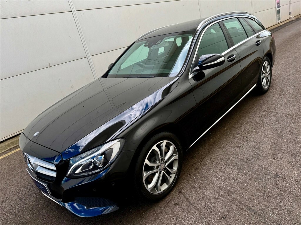 Mercedes-Benz C Class 2.1 C300h Bluetec Sport Estate Hybrid G RE15XKJ Black #5