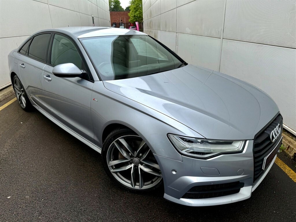 Audi A6 Saloon 3.0 Tdi V6 Black Edition Saloon S Troni OW65GXE Silver #4