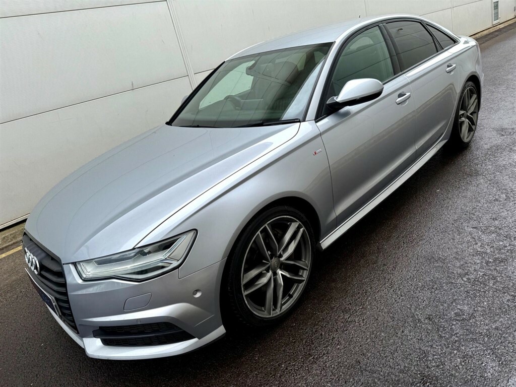Audi A6 Saloon 3.0 Tdi V6 Black Edition Saloon S Troni OW65GXE Silver #6