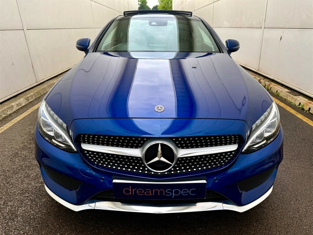 Mercedes-Benz C Class 2.0 Amg Line Premium Coupe G-tronic AV67KKZ Blue #2