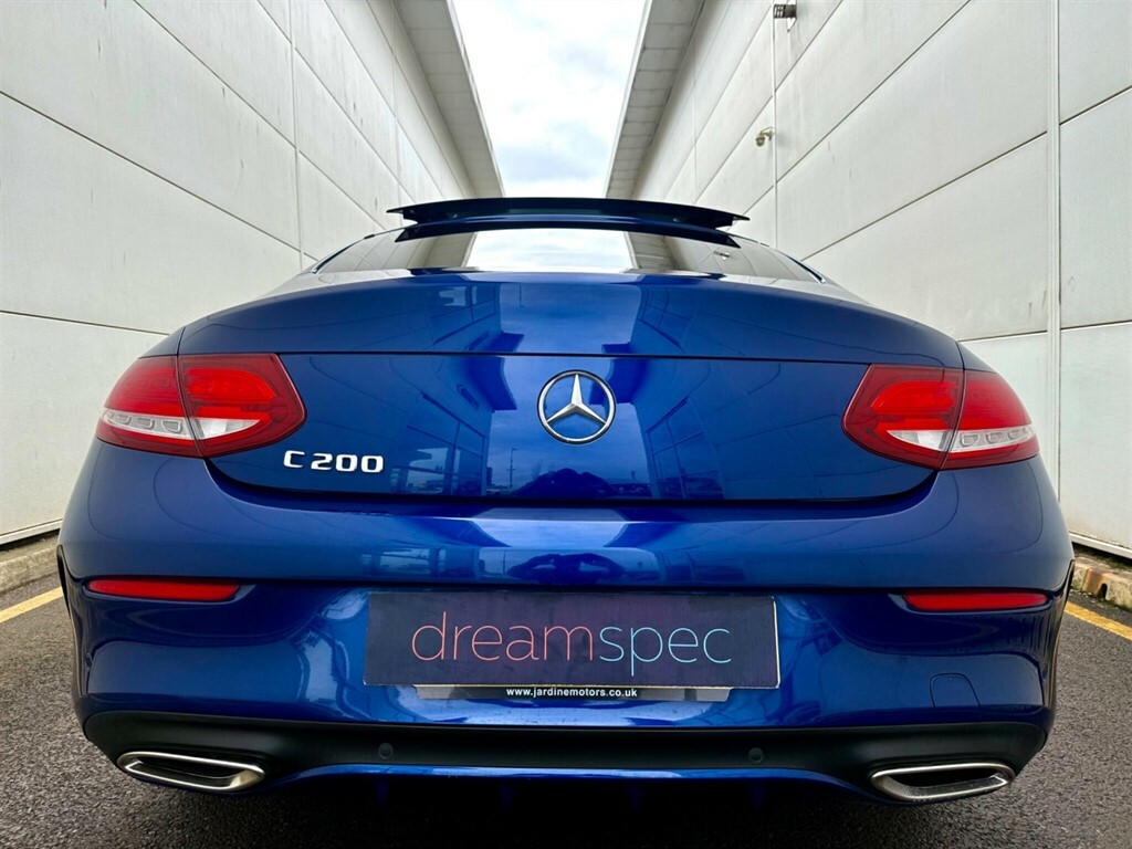 Mercedes-Benz C Class 2.0 Amg Line Premium Coupe G-tronic AV67KKZ Blue #4