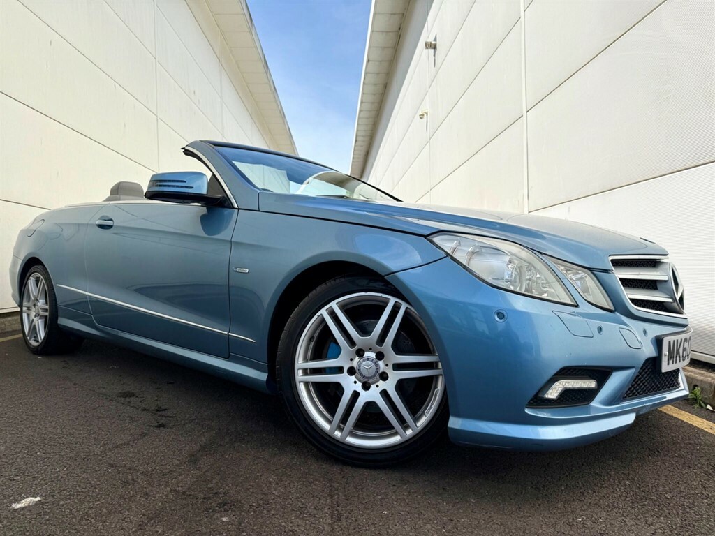 Mercedes-Benz E Class 2.1 Cdi Blueefficiency Sport Cabriolet Blue #5