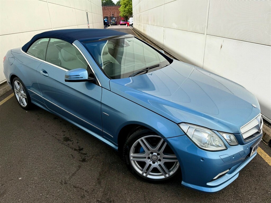 Mercedes-Benz E Class 2.1 Cdi Blueefficiency Sport Cabriolet Blue #6