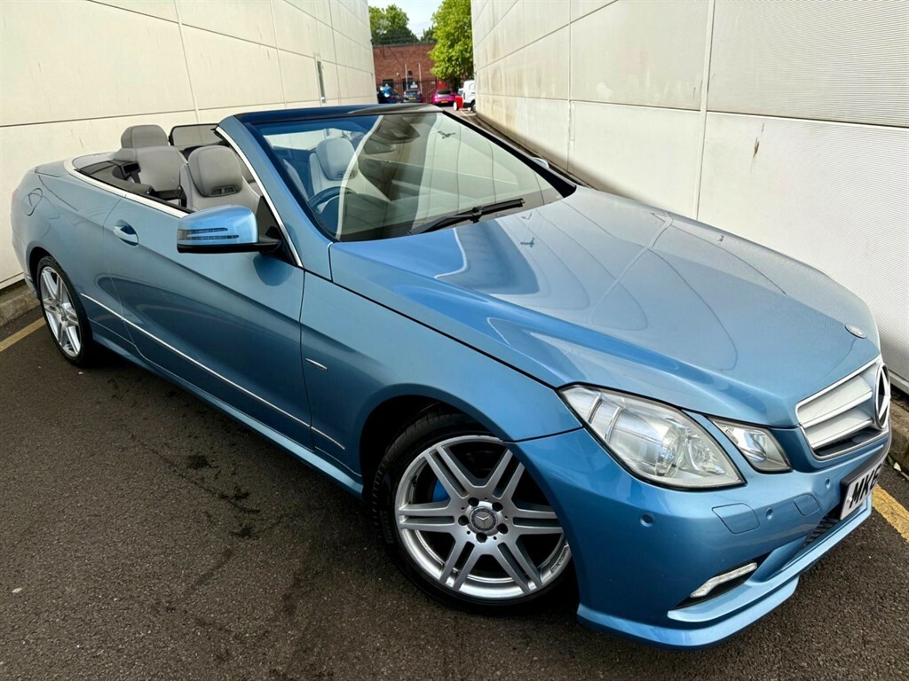 Mercedes-Benz E Class 2.1 Cdi Blueefficiency Sport Cabriolet Blue #4