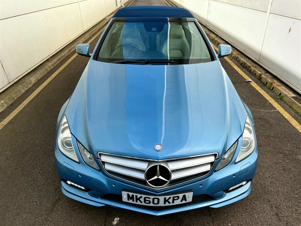 Mercedes-Benz E Class 2.1 Cdi Blueefficiency Sport Cabriolet Blue #3