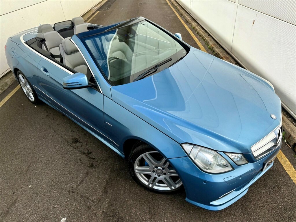 Mercedes-Benz E Class 2.1 Cdi Blueefficiency Sport Cabriolet Blue