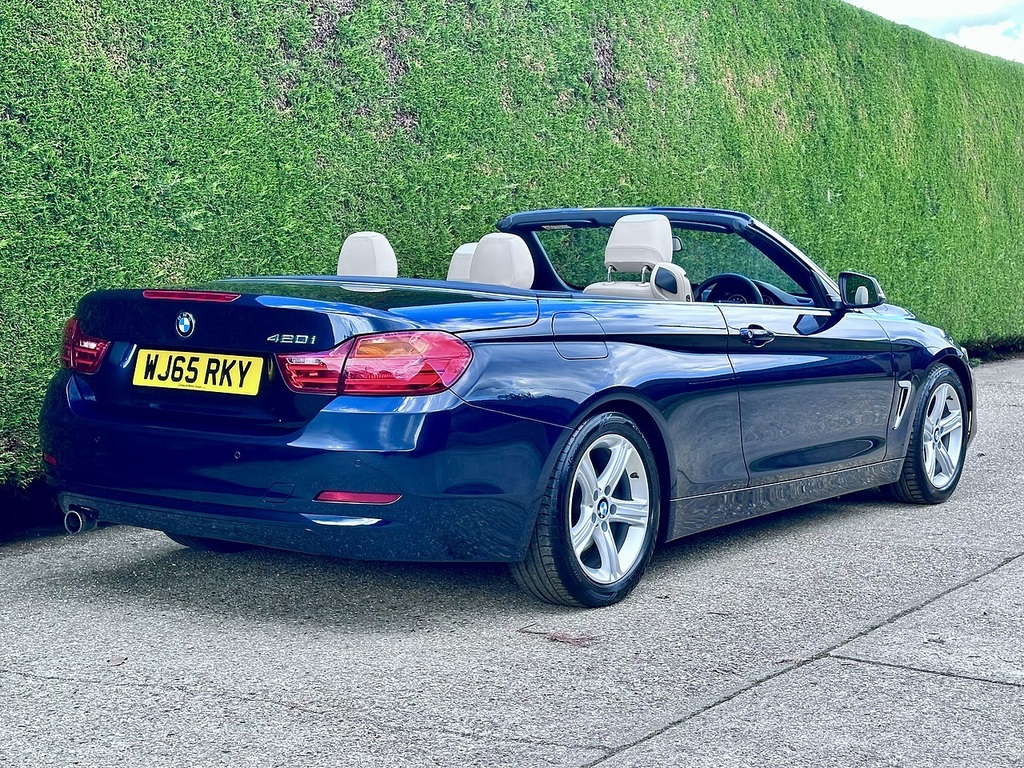 BMW 4 Series 2.0 420I Se Convertible Euro 6 S WJ65RKY Blue #6