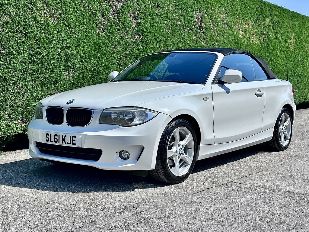 BMW 1 Series 2.0 118I Sport Convertible Euro SL61KJE White #6