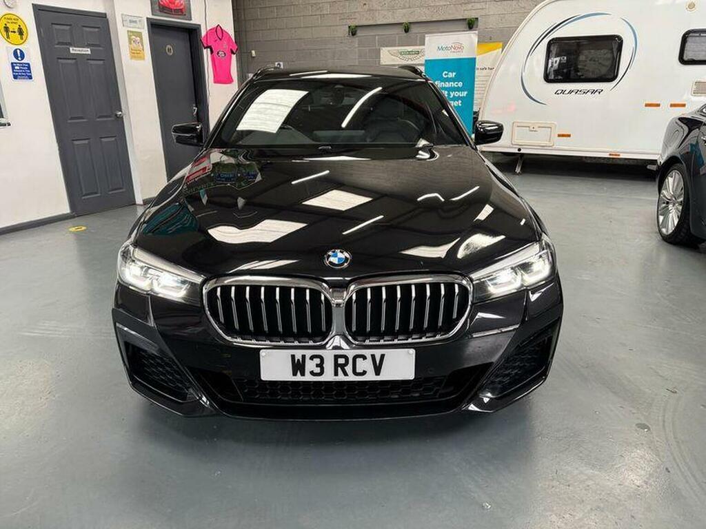 BMW 5 Series Estate 3.0 530D Mht M Sport Touring Steptronic Xdr FE22WOH Black #5