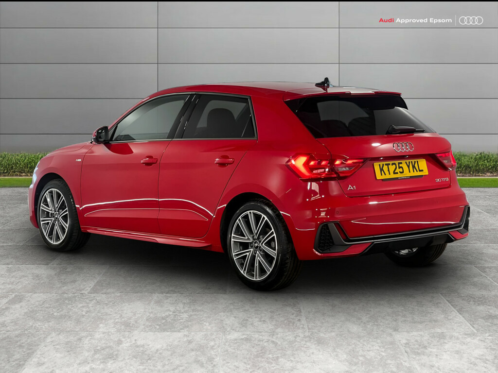 Audi A1 30 Tfsi S Line S Tronic KT25YKL Red #3