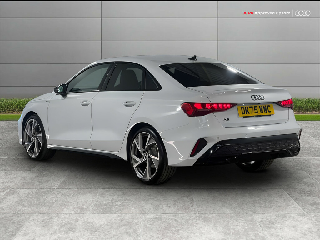Audi A3 1.5 Tfsi 150 Black Edition S Tronic DK75WWC White #3