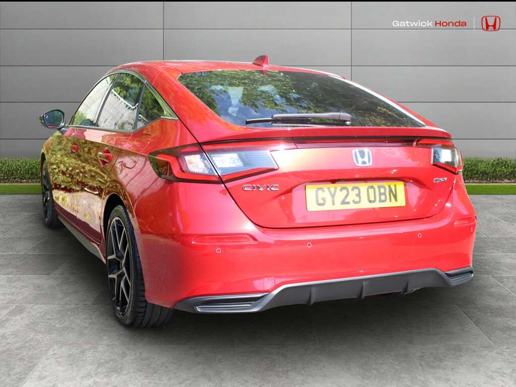 Honda Civic 2.0 Ehev Advance Cvt GY23OBN Red #3