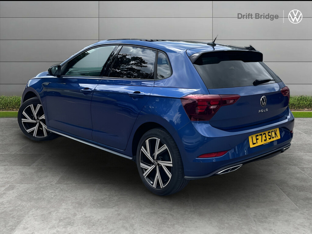 Volkswagen Polo 1.0 Tsi R-line LF73SCK Blue #3