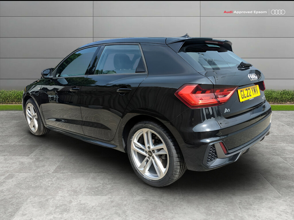 Audi A1 30 Tfsi 110 S Line S Tronic GL22YMV Black #3