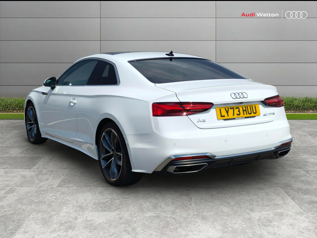 Audi A5 Coup- S Line 40 Tfsi 204 Ps S Tronic White #3