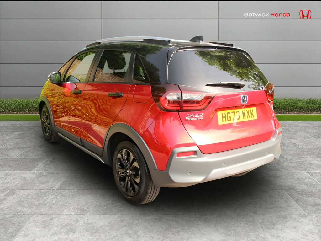 Honda Jazz 1.5 I-mmd Hybrid Crosstar Advance Ecvt HG73WXK Red #3